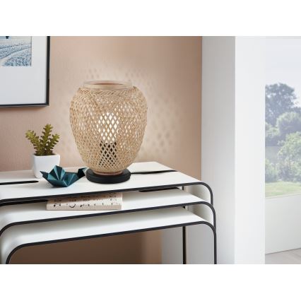 Eglo 55699 - Stolní lampa DEMBLEBY 1xE27/40W/230V béžová