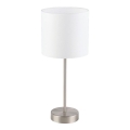 Eglo 55809 - LED Stolní lampa 1xE14/5,5W/230V bílá/matný chrom