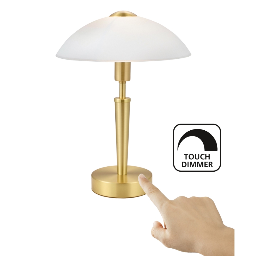 Eglo 56252 - LED Stmívatelná stolní lampa SOLO 1xE14/4,5W/230V zlatá