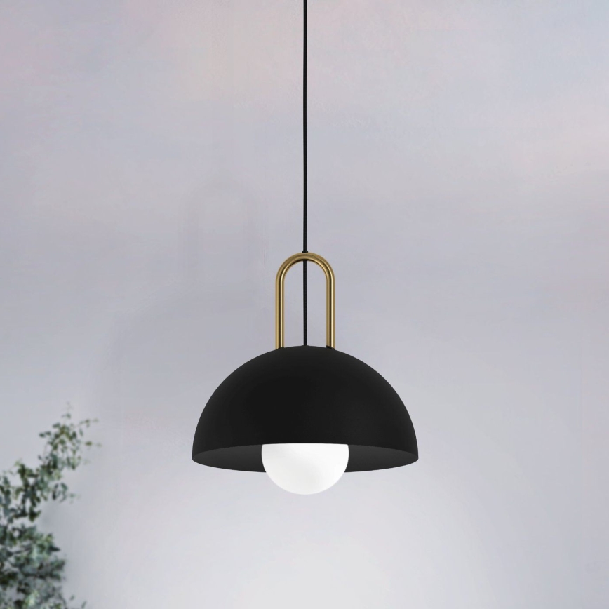 Eglo 56459 - Lustr na lanku CALMANERA 1xE27/40W/230V černá