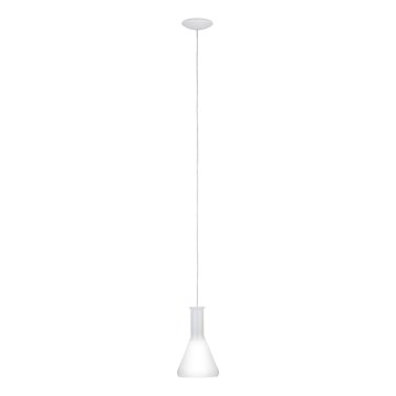 Eglo 62264 - Lustr na lanku PASCOA PRO 1xE27/60W/230V 16,8 cm bílá