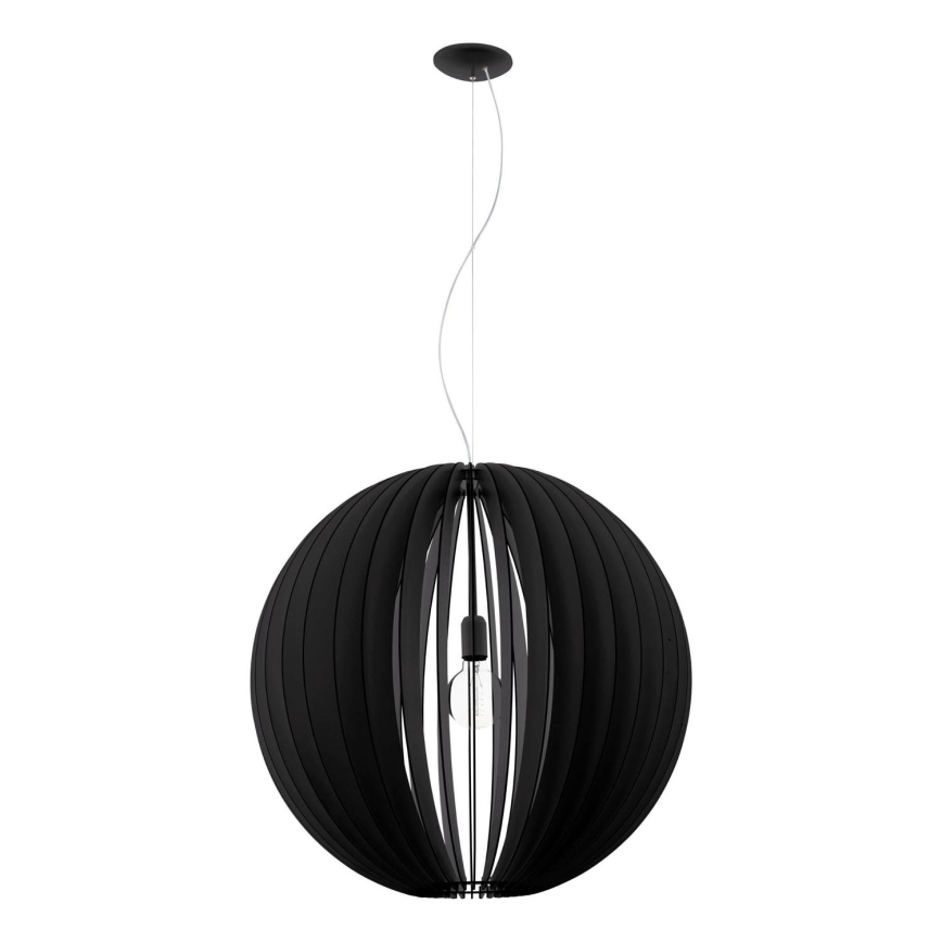 Eglo 63254 - Lustr na lanku COSSANO PRO 1xE27/60W/230V pr. 70 cm černá