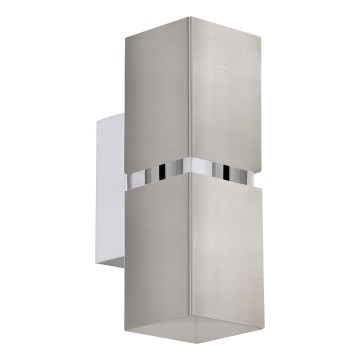 Eglo 64797 - LED Nástěnné svítidlo PASSA PRO 2xGU10/3,3W/230V 3000K matný chrom