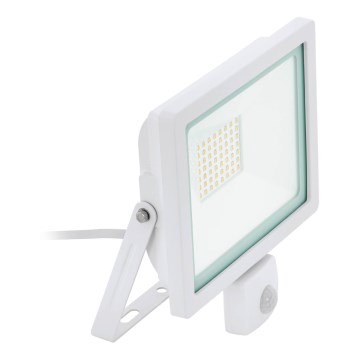 Eglo 64876 - LED Reflektor se senzorem FILETTI LED/30W/230V 3000K IP44 bílá