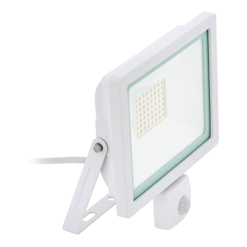 Eglo 64886 - LED Reflektor se senzorem FILETTI LED/50W/230V 4000K IP44 bílá