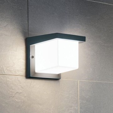 Eglo 65046 - LED Venkovní nástěnné svítidlo DESELLA PRO LED/10W/230V IP54 antracit