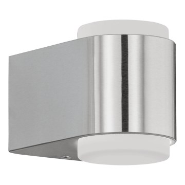 Eglo 65054 - LED Venkovní nástěnné svítidlo BRIONES PRO 2xLED/3W/230V IP44 lesklý chrom