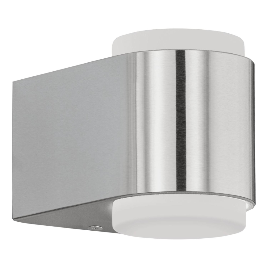 Eglo 65054 - LED Venkovní nástěnné svítidlo BRIONES PRO 2xLED/3W/230V IP44 lesklý chrom