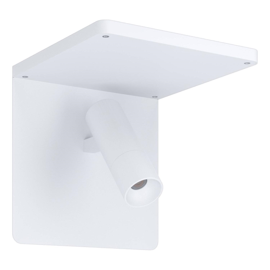 Eglo 67562 - LED Nástěnné svítidlo s policí CIGLIE LED/8,1W/230V bílá