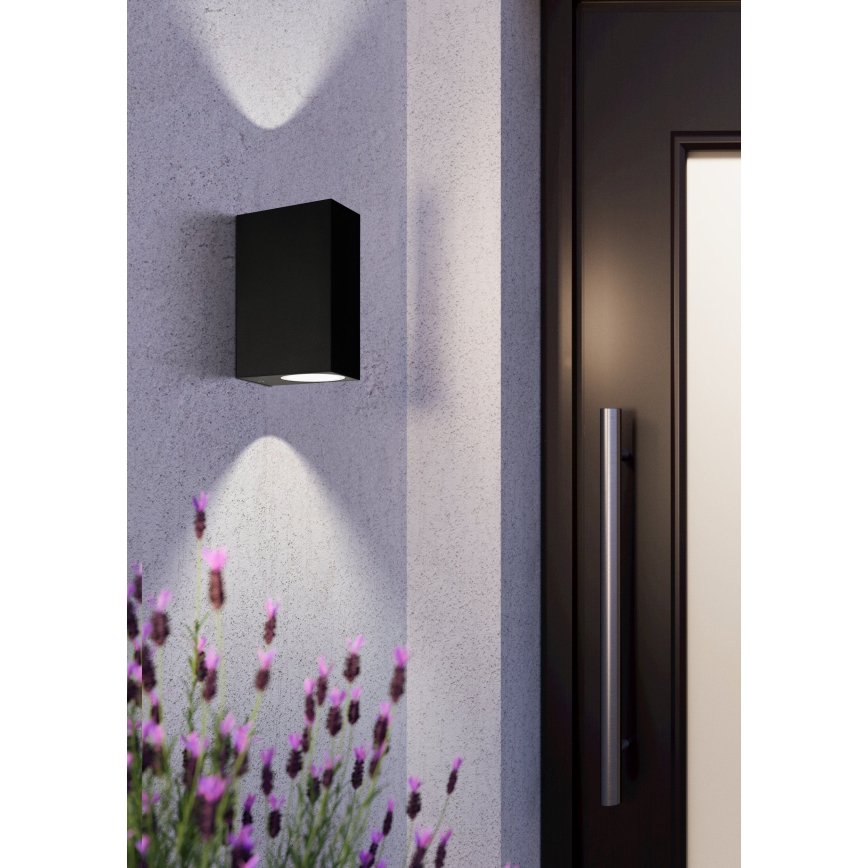 Eglo 74023 - Venkovní nástěnné svítidlo SCOGLIERA 2xGU10/5W/230V IP44