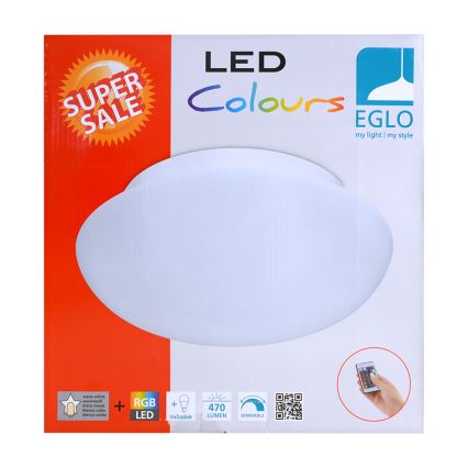 Eglo 75351 - LED RGB Stmívatelné stropní svítidlo ELLA-C 1xE27/7,5W/230V