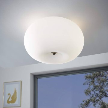 Eglo 75353 - LED RGBW Stmívatelné stropní svítidlo OPTICA-C 2xE27/7,5W/230V pr. 35 cm + dálkové ovládání