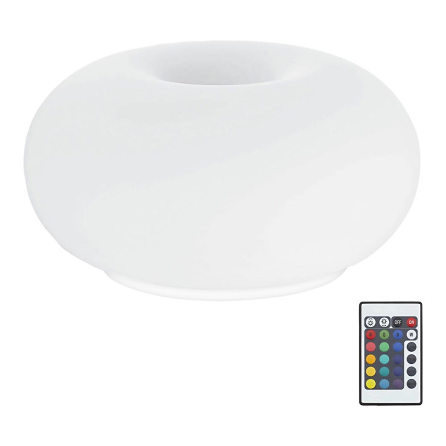 Eglo 75355 - LED RGB Stmívatelná stolní lampa OPTICA-C 2xE27/7,5W/230V pr. 28 cm + dálkové ovládání