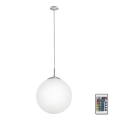 Eglo 75361 - LED RGBW Lustr na lanku RONDO-C 1xE27/7,5W/230V