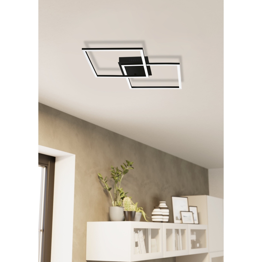 Eglo - LED Stmívatelný přisazený lustr LED/28W/230V 3000-6500K + dálkové ovládání