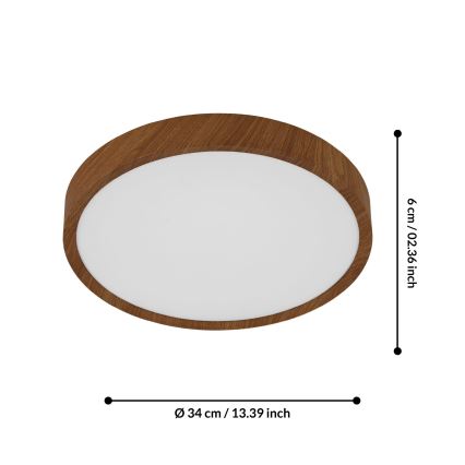 Eglo - LED Stropní svítidlo LED/14,6W/230V