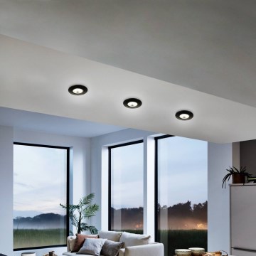 Eglo 75765 - SADA 3x LED Podhledové svítidlo ZUJAR LED/3,4W/230V černá