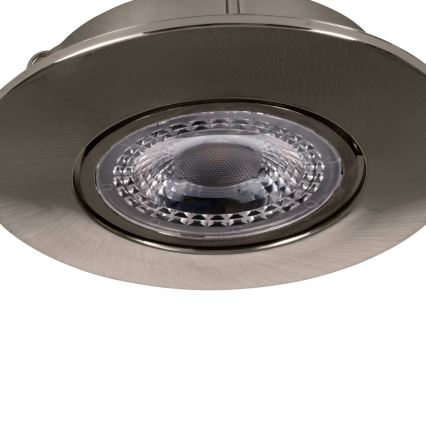 Eglo 75765 - SADA 3x LED Podhledové svítidlo ZUJAR LED/3,4W/230V matný chrom