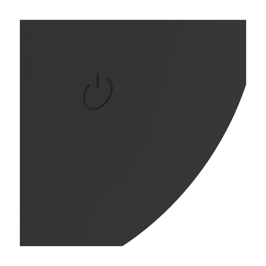 Eglo - LED Stmívatelné nabíjecí dotykové venkovní nástěnné svítidlo LED/5W/5V 2000 mAh 3000/4000/6500K IP44 černá