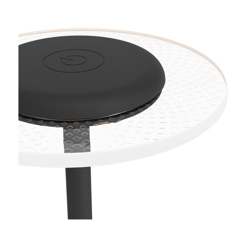 Eglo - LED RGBW Stmívatelná nabíjecí dotyková stolní lampa LED/5V 2000 mAh černá