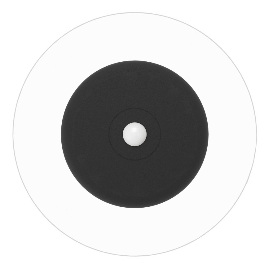 Eglo - LED RGBW Stmívatelné nabíjecí nástěnné svítidlo se senzorem pohybu a soumraku LED/5V 2000 mAh černá + dálkové ovládání