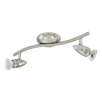 Eglo 78023 - LED Bodové svítidlo MAGNUM 2xGU10/3W/230V 3000K matný chrom