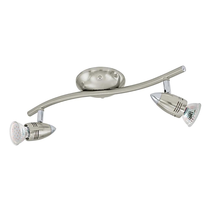 Eglo 78023 - LED Bodové svítidlo MAGNUM 2xGU10/3W/230V 3000K matný chrom
