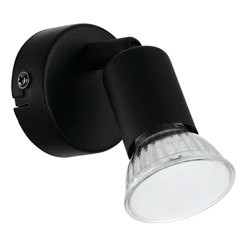 Eglo 780457 - LED Nástěnné bodové svítidlo ESCALERA 1xGU10/2,8W/230V 3000K černá