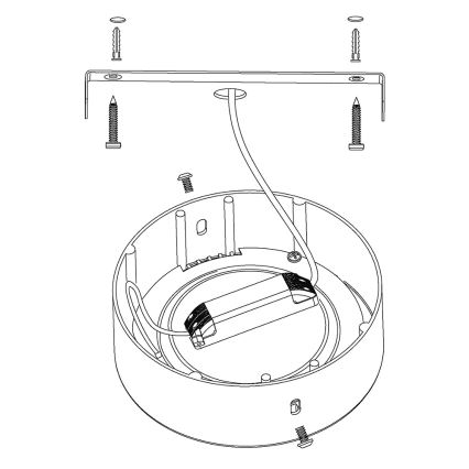 Eglo 78201 - LED Stropní svítidlo FUEVA LED/16,5W/230V