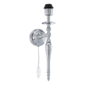 Eglo 78317 - Nástěnná lampa BEDWORTH 1xE27/60W/230V lesklý chrom