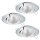 Eglo 78708 - SADA 3x LED Podhledové svítidlo TEDO 1xGU10/5W/230V