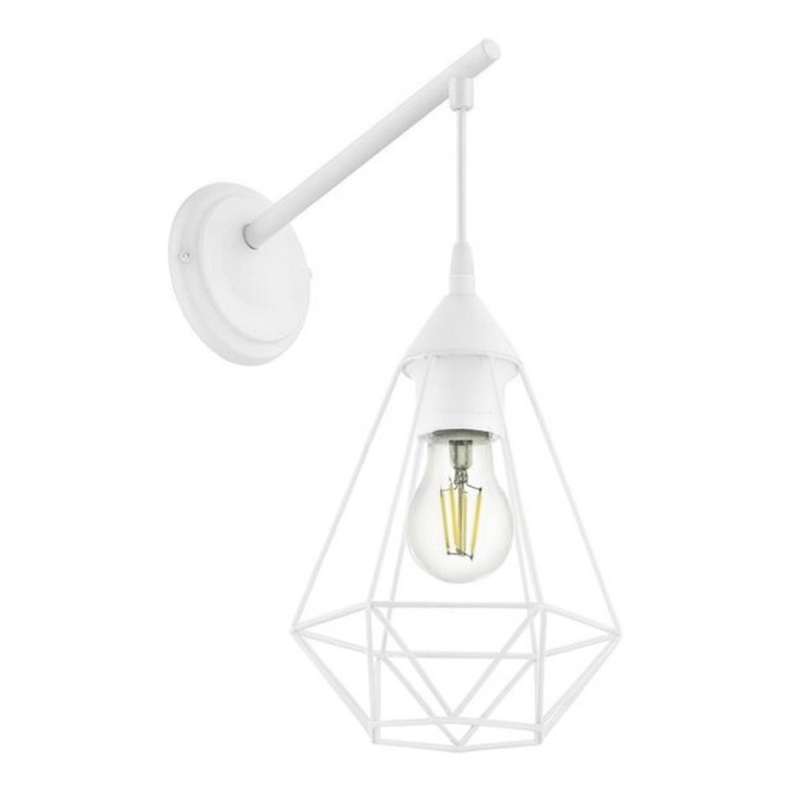 Eglo 79084 - Nástěnné svítidlo BYRON 1xE27/60W/230V bílá