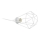 Eglo 79085 - Stolní lampa BYRON 1xE27/40W/230V bílá