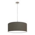 Eglo 79126 - Lustr na lanku PASTERI 1xE27/60W/230V hnědá