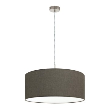 Eglo 79126 - Lustr na lanku PASTERI 1xE27/60W/230V hnědá