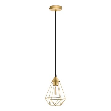 Eglo 79259 - Lustr na lanku BYRON 1xE27/60W/230V mosaz