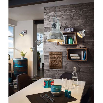 Eglo 79369 - Stojací lampa BARNSTAPLE 2xE27/40W/230V