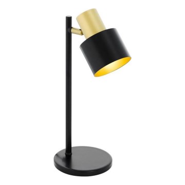 Eglo 79375 - Stolní lampa FIUMARA 1xE27/60W/230V černá/zlatá