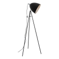 Eglo 79377 - Stojací lampa MAREPERLA 1xE27/60W/230V černá