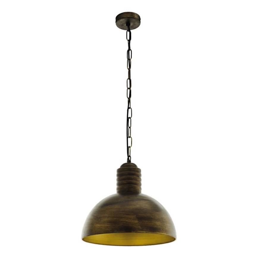 Eglo 79442 - Lustr na řetězu GOLDING 1xE27/60W/230V patina