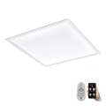 Eglo 79467 - LED Stmívatelné stropní svítidlo POZZALLO LED/21W/230V 2700-6500K 45x45 cm bílá + dálkové ovládání