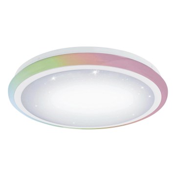 Eglo 79512 - LED RGB Stmívatelné stropní svítidlo LIPARI LED/24W/230V + dálkové ovládání
