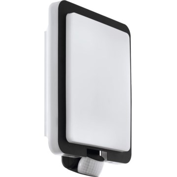 Eglo 79546 - Venkovní nástěnné svítidlo se senzorem MUSSOTTO 1xE27/28W/230V IP44