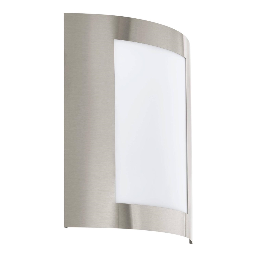 Eglo 79592 - Venkovní nástěnné svítidlo FIDELIDAD 1xE27/60W/230V IP44 matný chrom