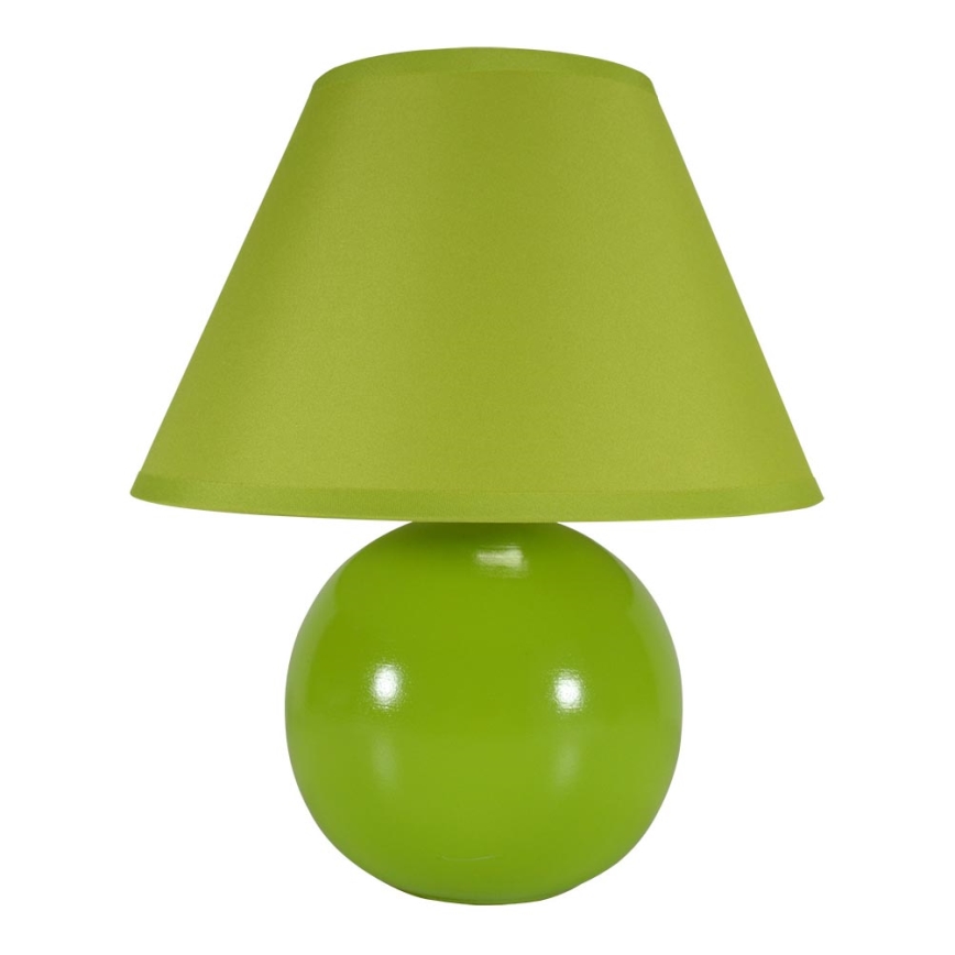 Eglo 80719 - Stolní lampa TINA 1xE14/40W/230V zelená