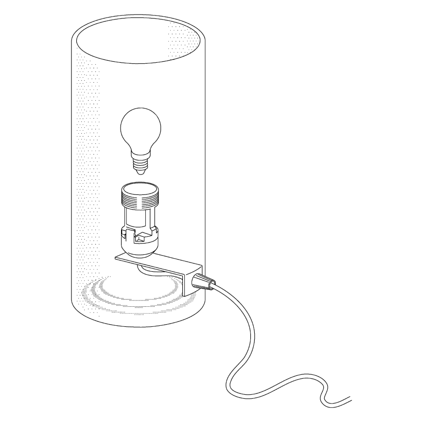 Eglo - Stolní lampa 1xE14/60W/230V