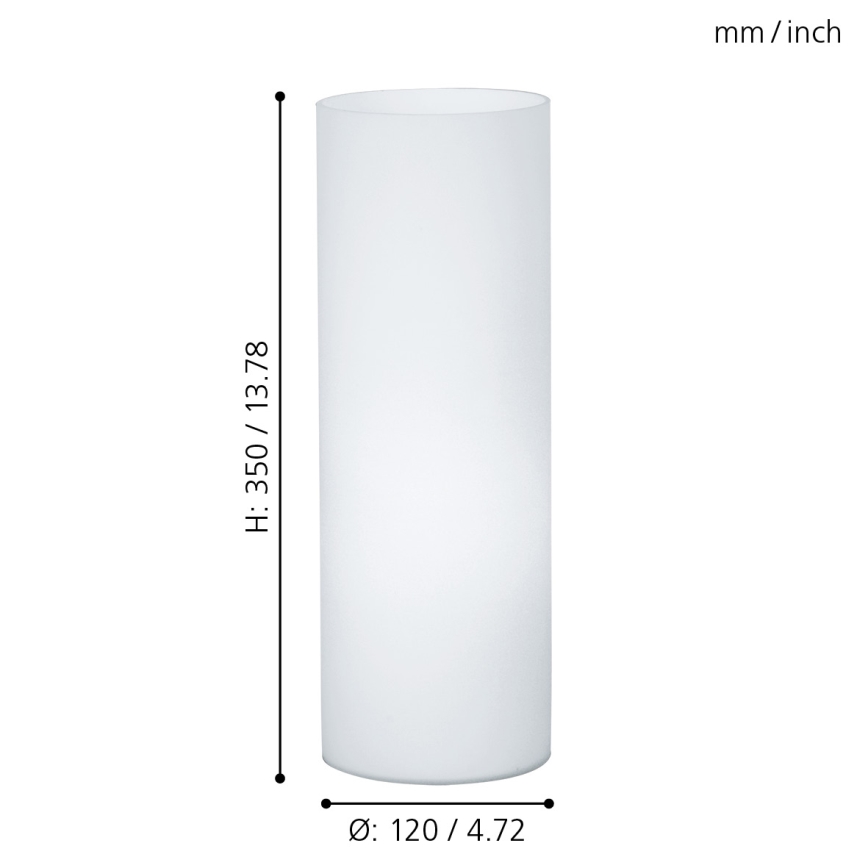Eglo - Stolní lampa 1xE27/60W/230V