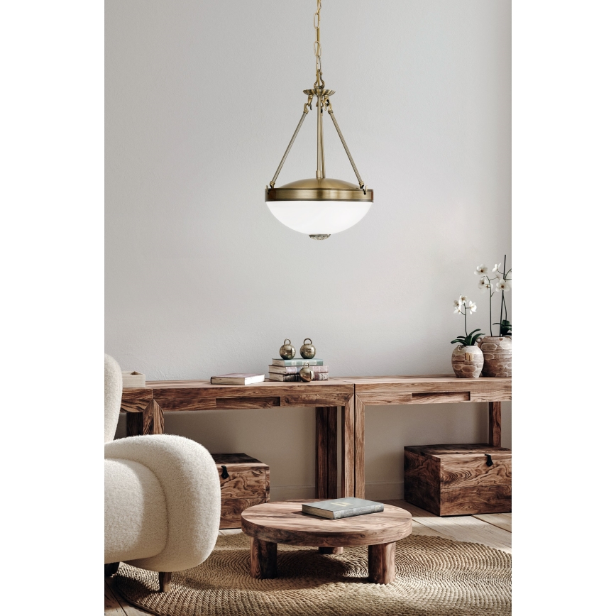 EGLO 82747 - Lustr SAVOY 2xE27/60W