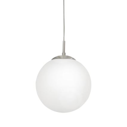EGLO - Lustr na lanku 1xE27/60W/230V pr. 25 cm bílá