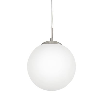 EGLO - Lustr na lanku 1xE27/60W/230V pr. 30 cm bílá